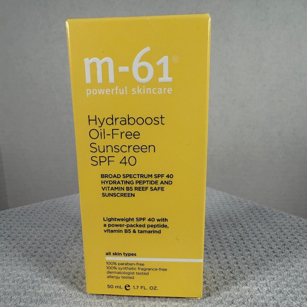 New in box - m-61 Hydraboost Oil-Free Sunscreen SPF 40